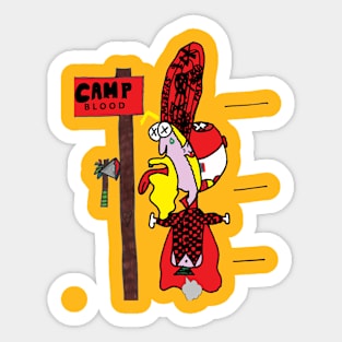 Camp Ghost Sticker